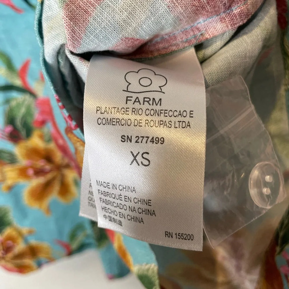 Farm Rio Anthropologie Melanie Bermuda Floral Print Shorts Size XS - Picture 8 of 13